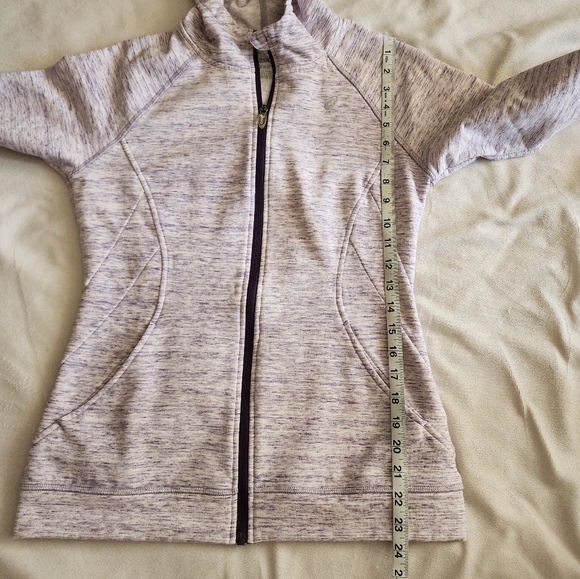 Womens Asics Full Zip Hooded Sweatshirt - Picture 4 of 7